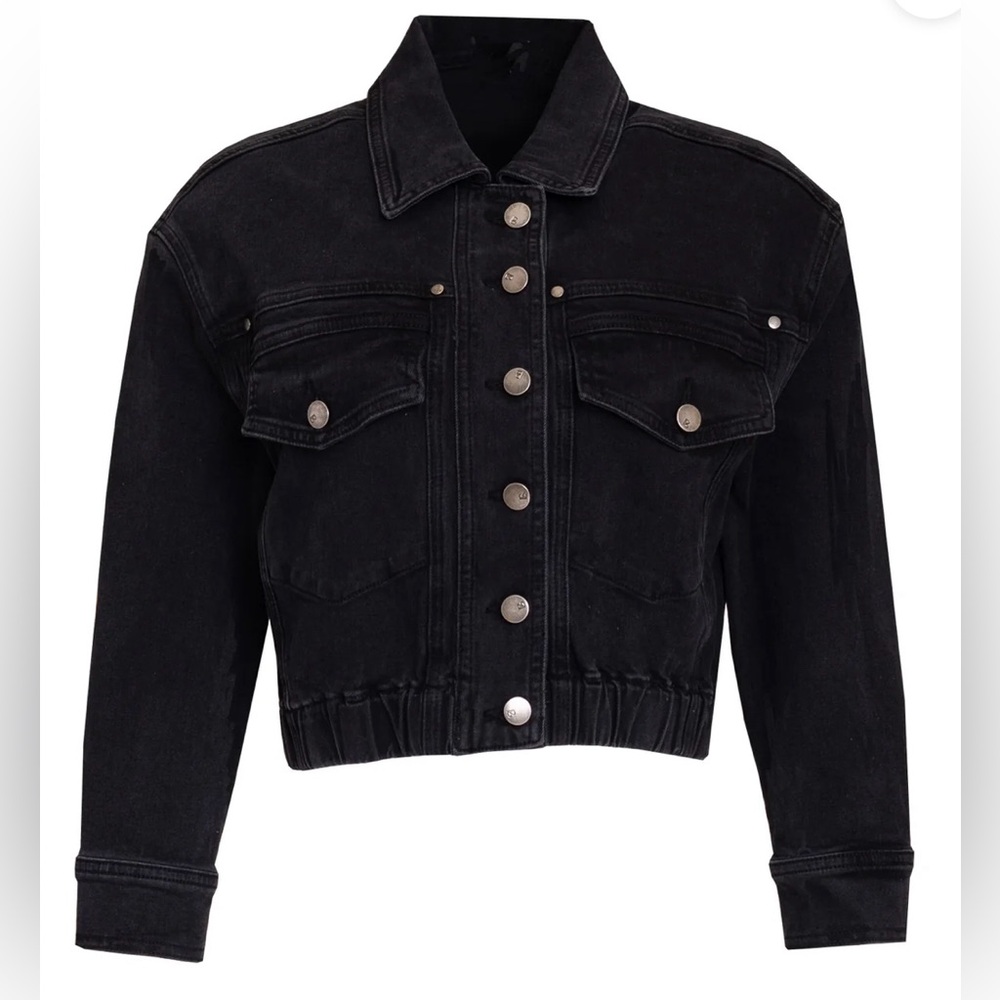 black denim crop jacket (Bnwt)